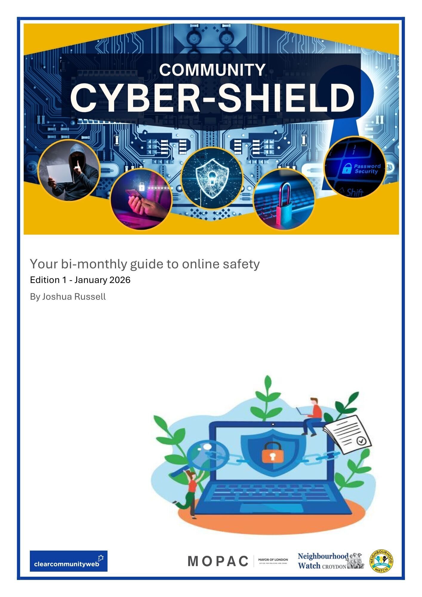 Flyer for Community Cyber Shield