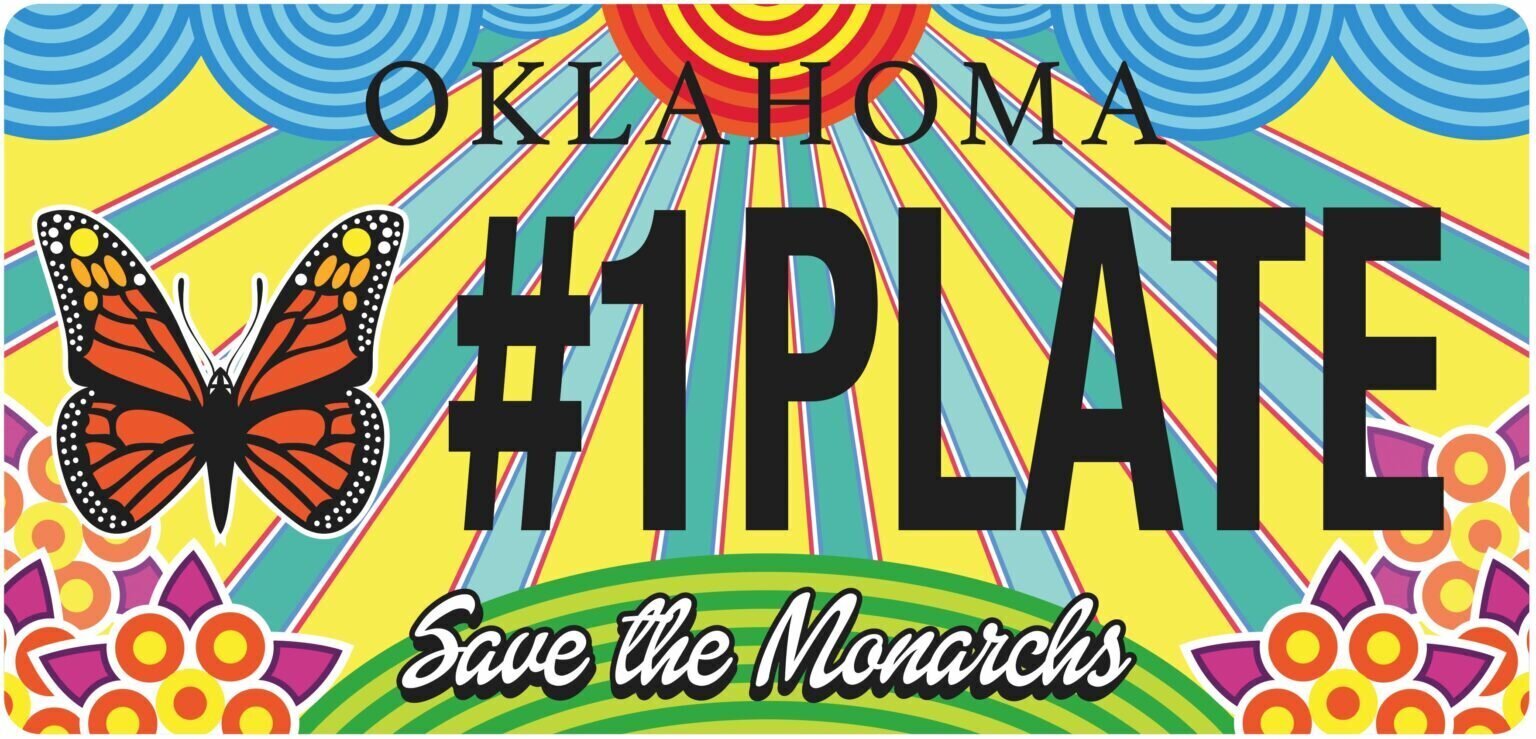 Save the Monarchs License Plate