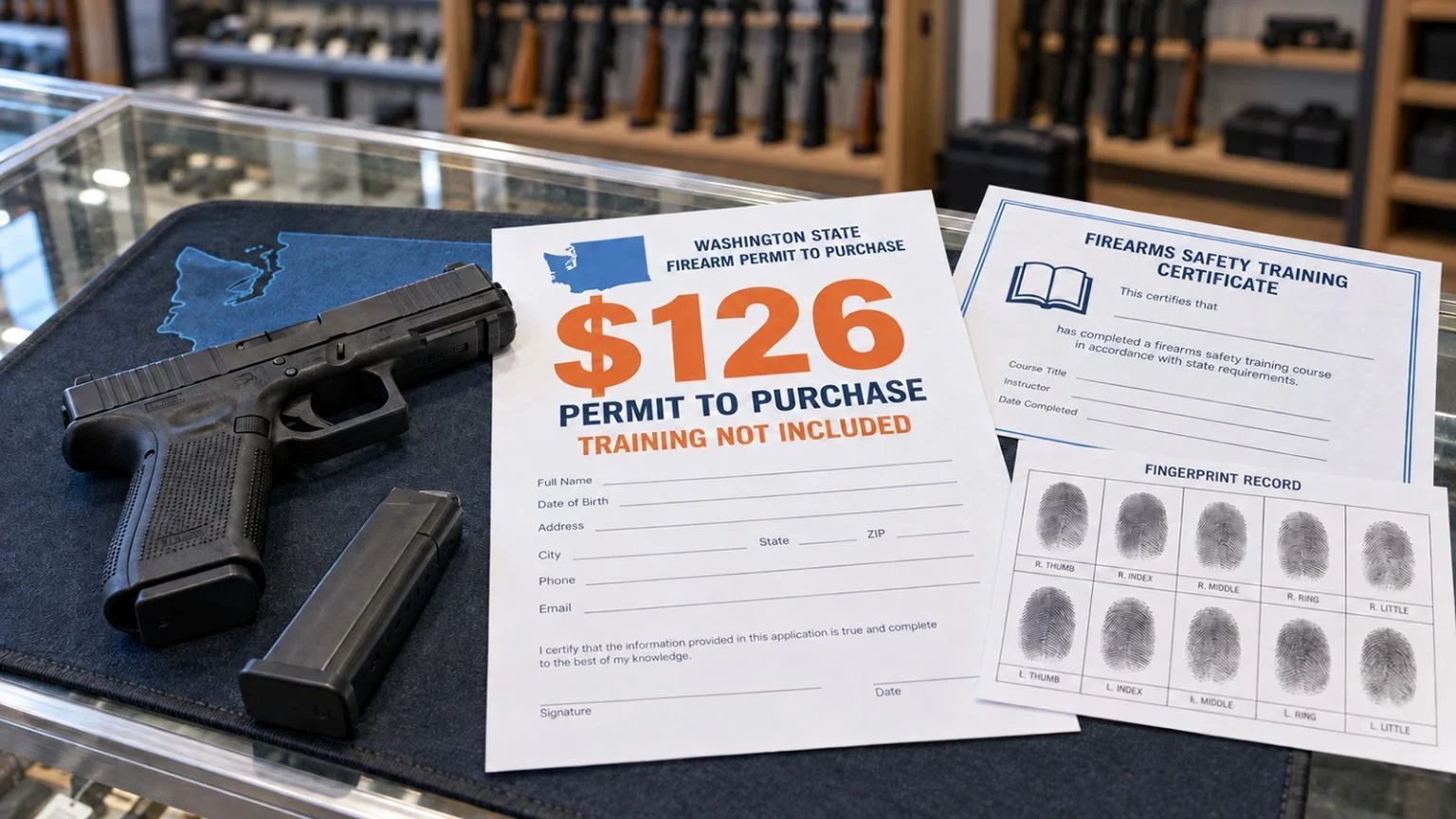 Washington ‘Permit-to-Purchase’ Will Cost $126, Before Training
