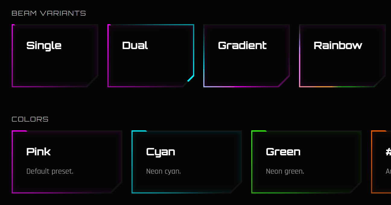 NeonBlade UI