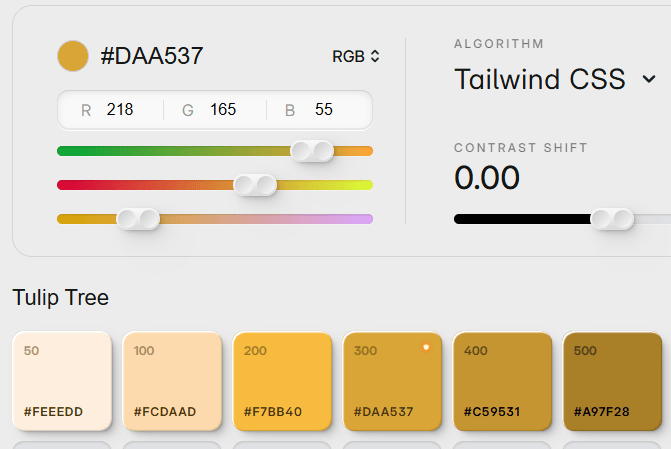 Kigen Color Generator