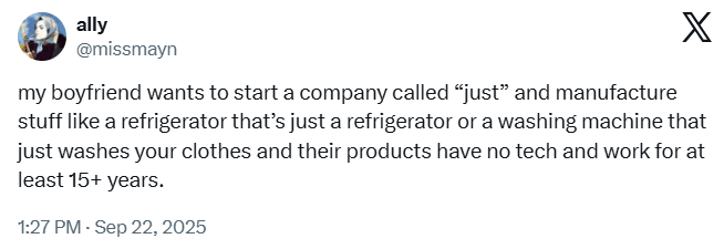 Just appliances on X