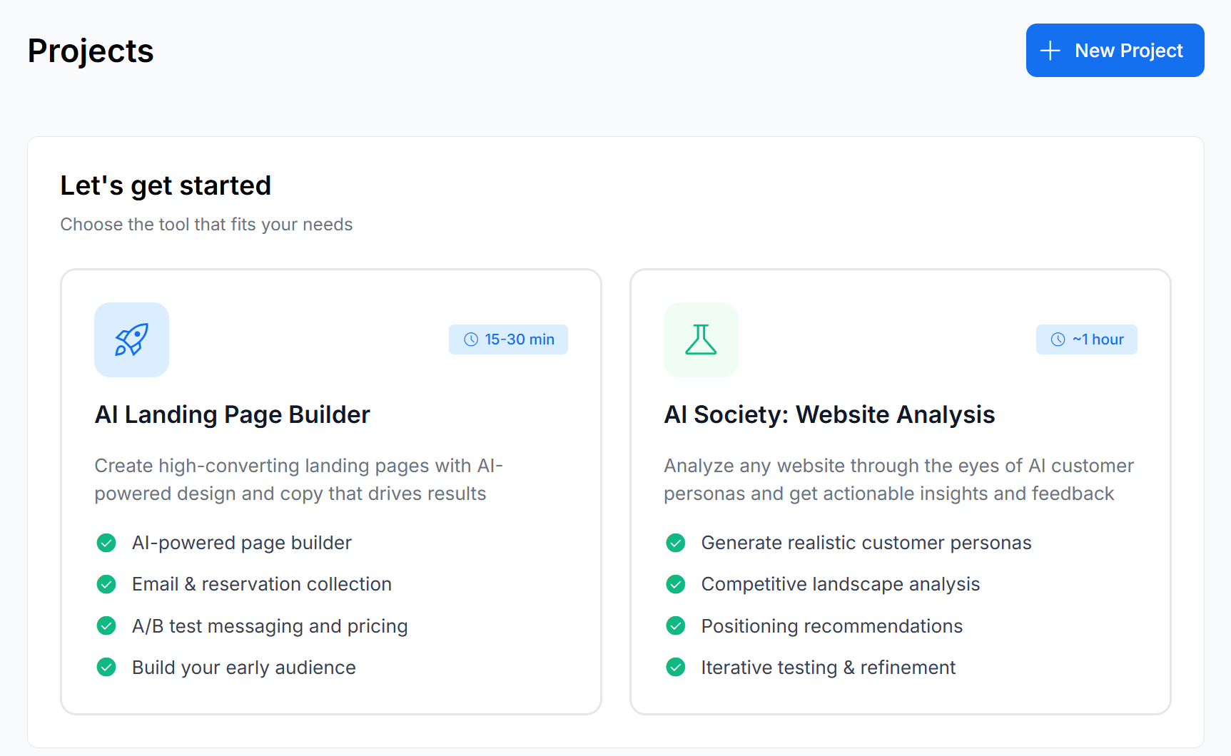 Creating a project in the Crowdstake dashboard