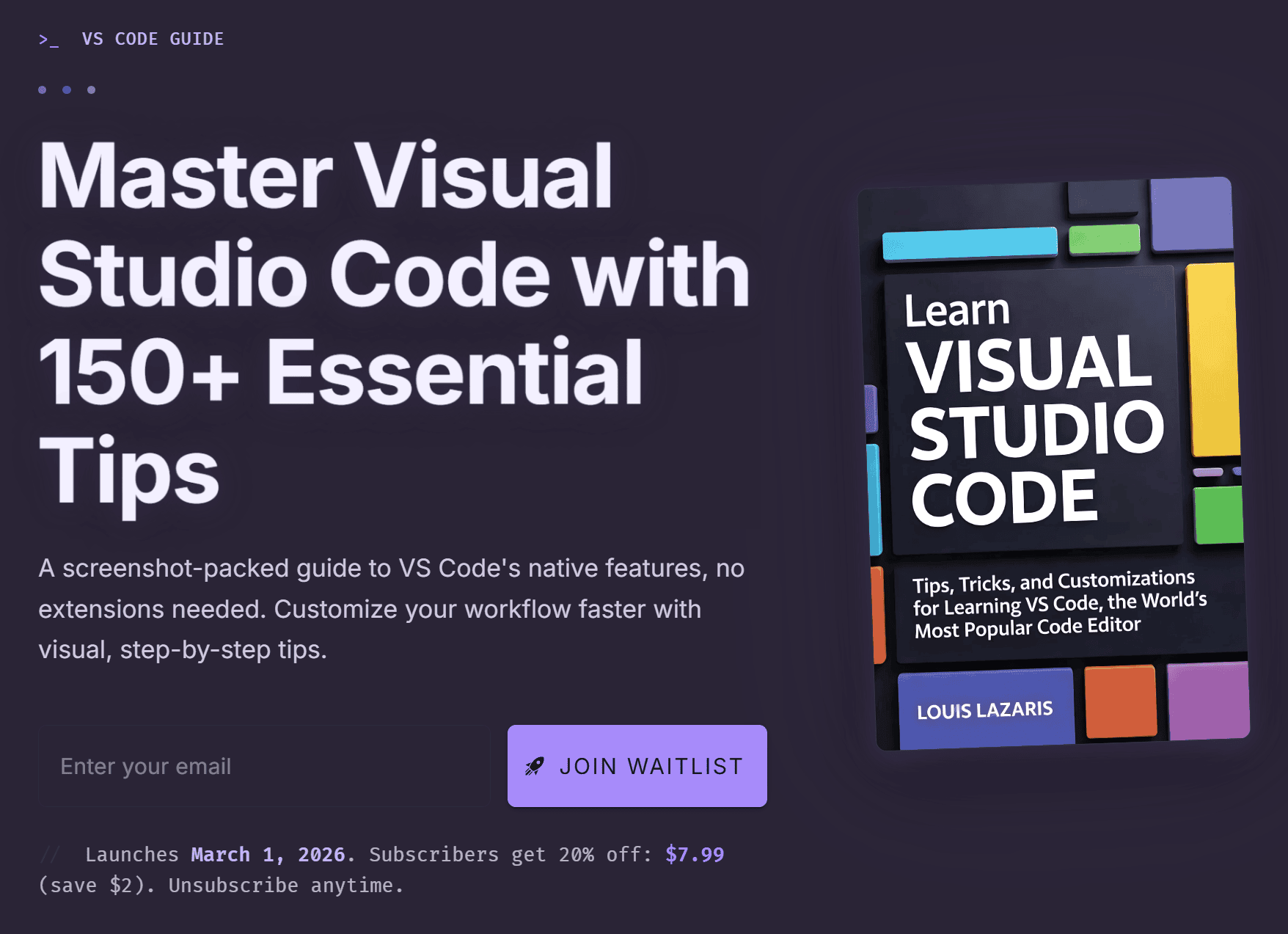 A landing page generated in minutes via Crowdstake
