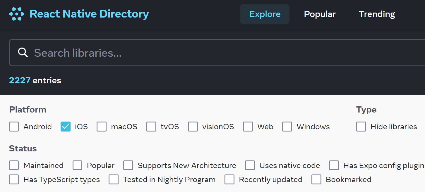 React Native Directory