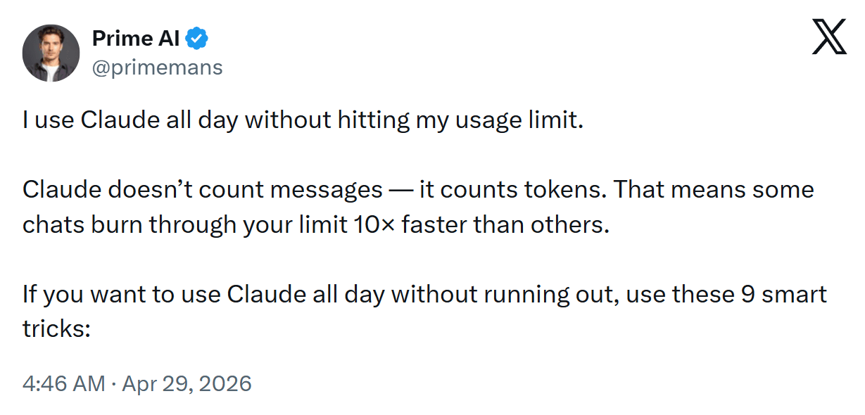 How to use Claude without limits, on X