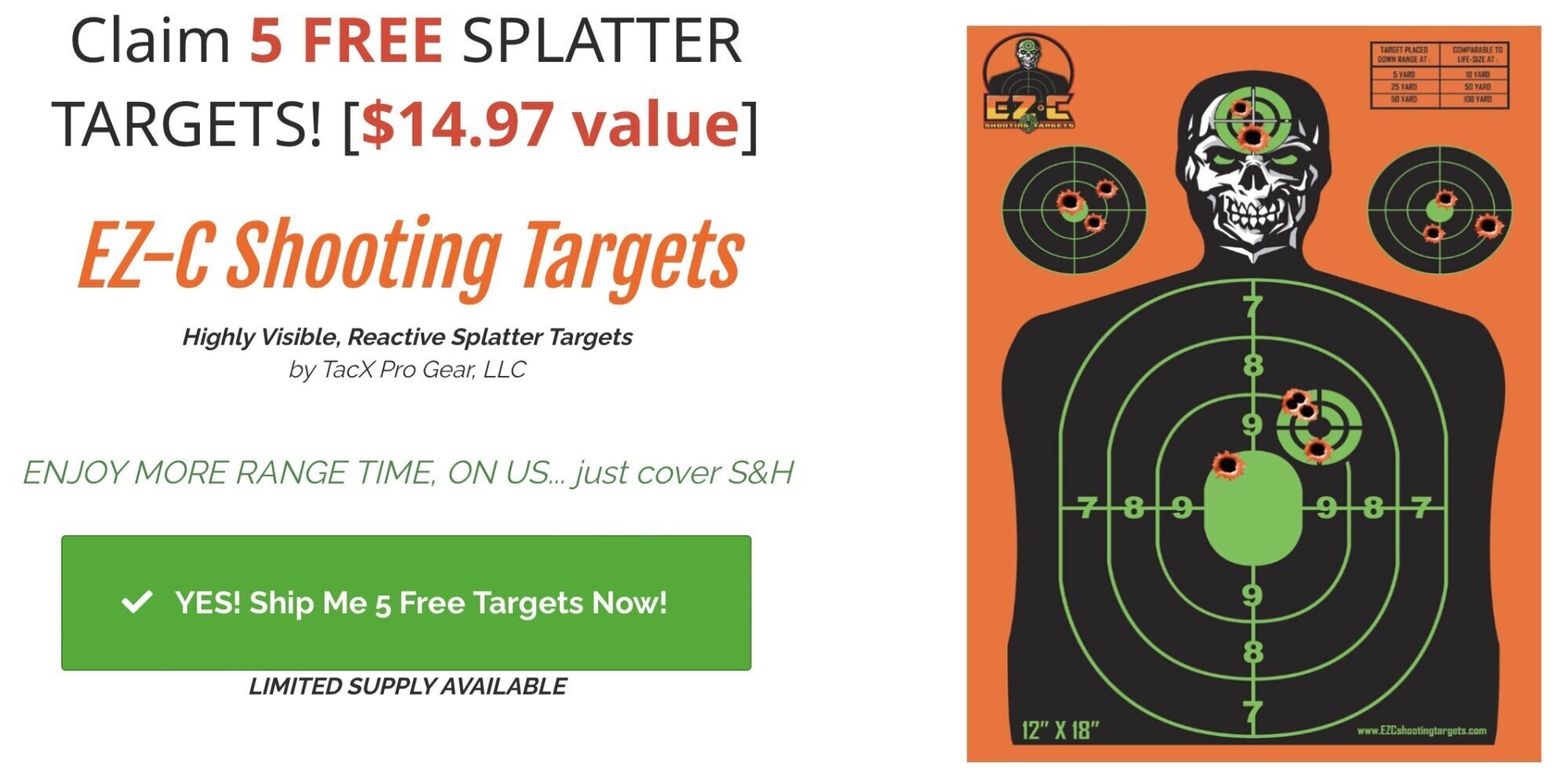 5 Free Splatter Targets