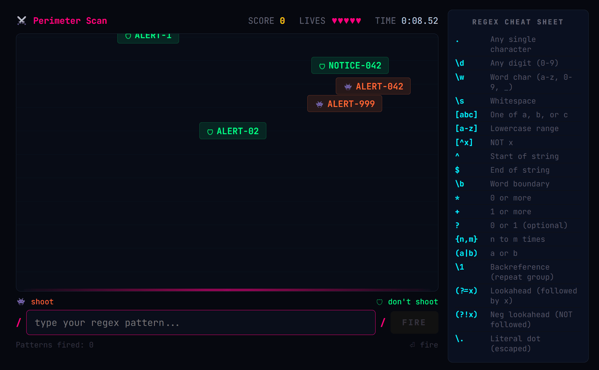Regex Blaster