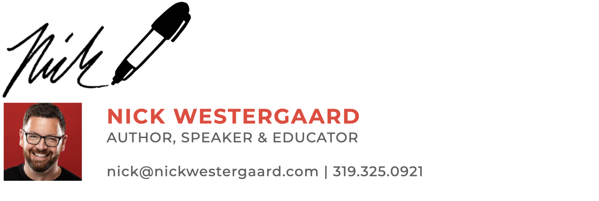 Nick Westergaard | Author, Speaker & Educator