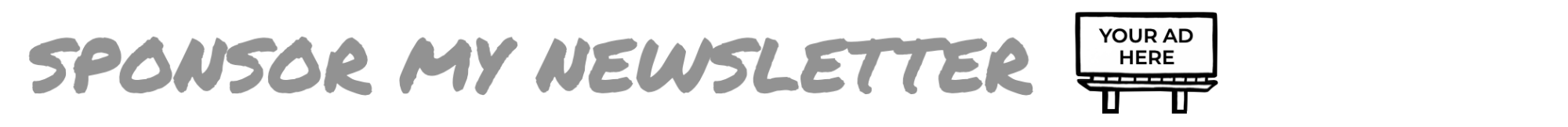 Sponsor This Newsletter