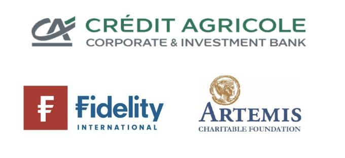 Credit Argicole CIB, Fidelity International, Artemis Charitable Foundation